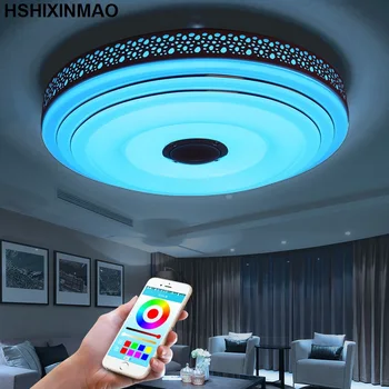 

New RGB Dimmable 36W LED ceiling Lights with Bluetooth & Music modern Led ceiling lamps Lighting fixture