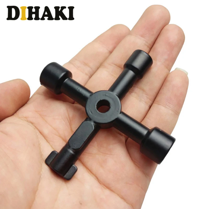 

Multifunction alloy Mini Cross Socket Wrench Utility Cross Switch Wrench Universal Square Triangle Key for Electrical