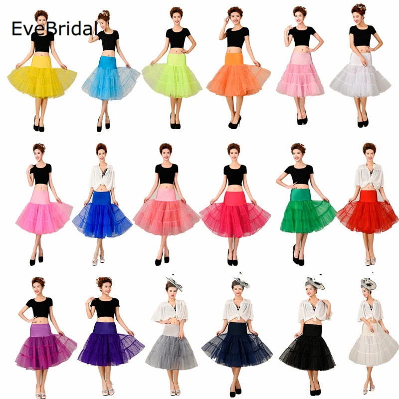

Short Tutu Bridal Petticoat Crinoline Underskirt Wedding Dresses Skirt Slips Waist adjustable