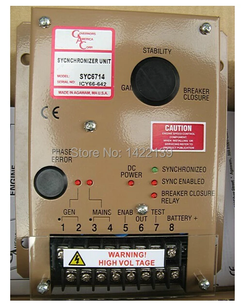 

Brand New Generator Synchronizer GAC Governer SYC 6714