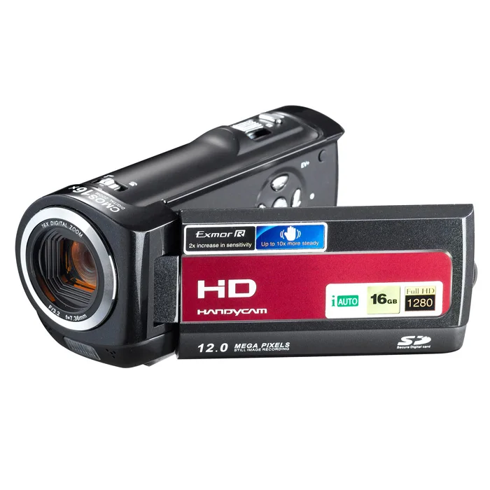 2017 Max 16MP Video Camera Professional 720P HD Digital Video Camera DV Mini Camera With 16X Digital Zoom HDD/Flash Memory Type