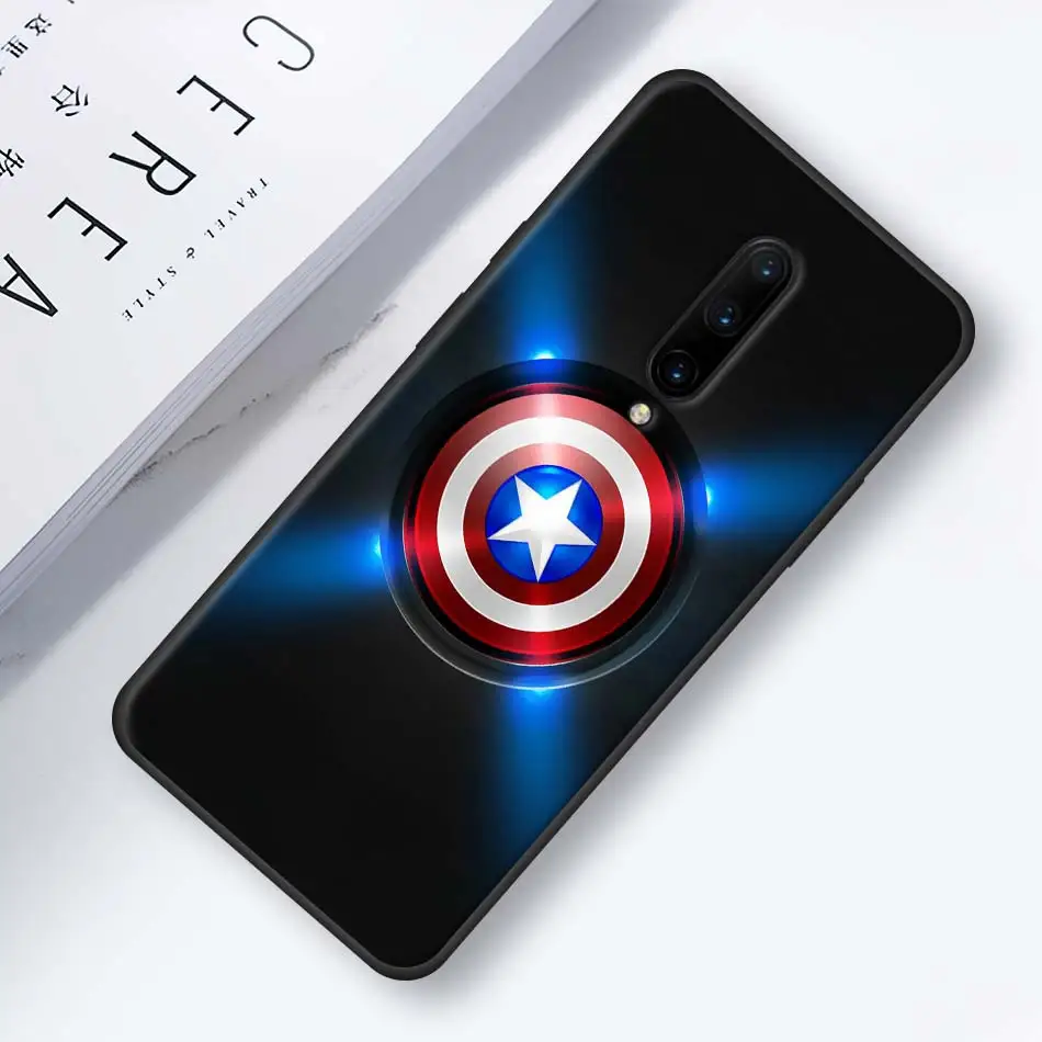 Marvel Супергерои из “Мстителей” силиконовый чехол для телефона для Oneplus 7 7 Pro 6 6T Мягкий ТПУ чехол для Oneplus7 7Pro черный чехол