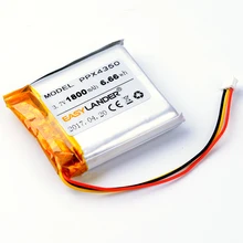 Easylander Replacement 3.7V 1800mAh Rechargeable li Polymer Li-ion Battery For Philips PPX4350 Miniature projector LED projector