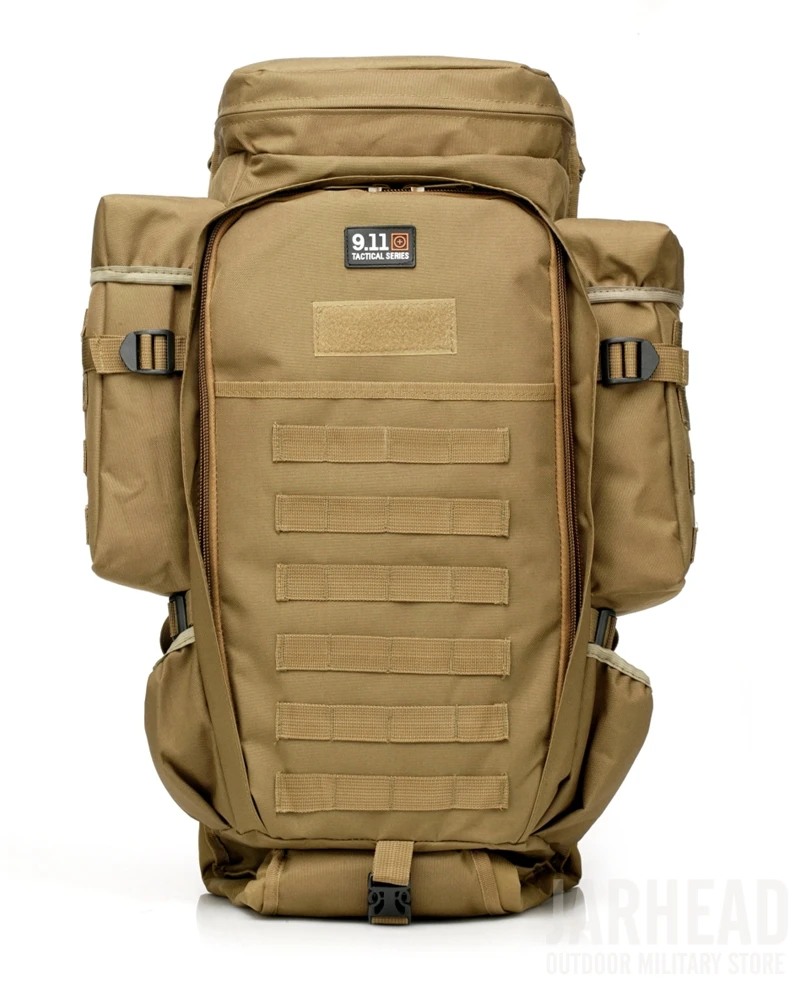 Mochilas de Viagem dos Homens Militar Combinado Mochila Grande Capacidade Multifuncional Rifle Trekking Tático Assalto 911 60l 5 trekking tático assalto mochila