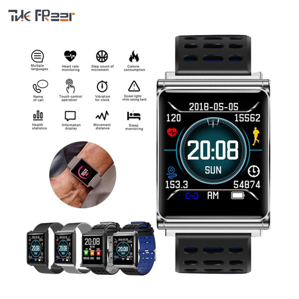 

Sport Smart Band Colorful Screen Heart Rate IP67 Smart Bracelet Blood Pressure Fitness Step Count Smart Sport Watch Men Woman
