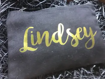 

personalized Ideal Birthday Present/Gift wedding Gift Make Up Cosmetic Bags Unique Gift for Bridal Party Bags