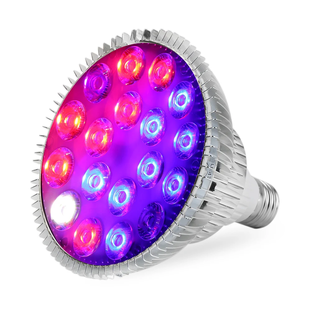 Conduziu a Lâmpada para Plantas Plantas de Interior Caixa de Flor 54 w Espectro Completo Levou Crescer Luz Crescimento da Planta de Interior Plantas Hidroponia Phytolamp Crescer Iluminação 6 lamp candle