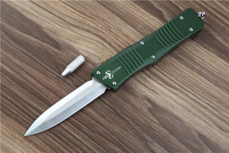 OTF UT D2 лезвие, с алюминиевой ручкой кемпинга выживания на открытом воздухе EDC Охота тактический инструмент ужин кухонный нож