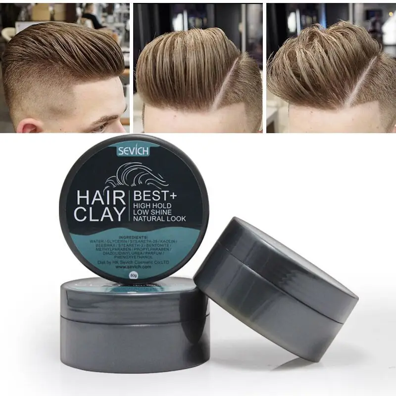 Sevich Hair Clay 80g Hair Styling Men Original Long lasting Holding Dry