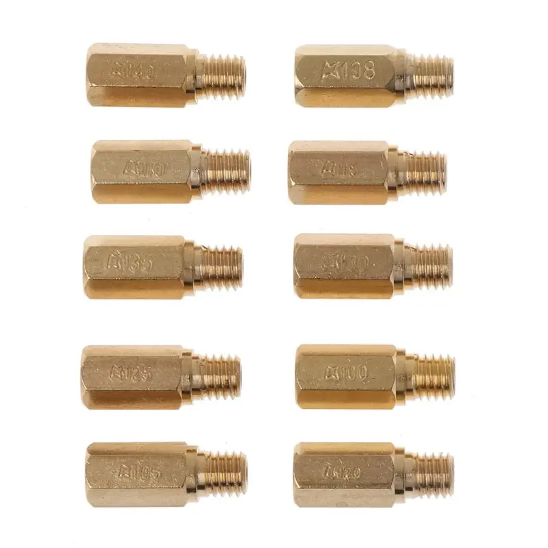 10pcs Main Jet For PWK OKO CVK Mikuni KOSO Motorcycle Carburetor Vice Injectors Nozzle Size 100-140 | Автомобили и мотоциклы