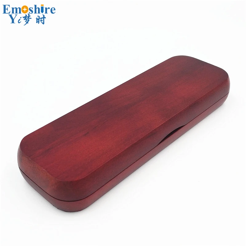 Emoshire Factory direct wooden double branch pen box boxery box popular new mahogany gift box custom (3)
