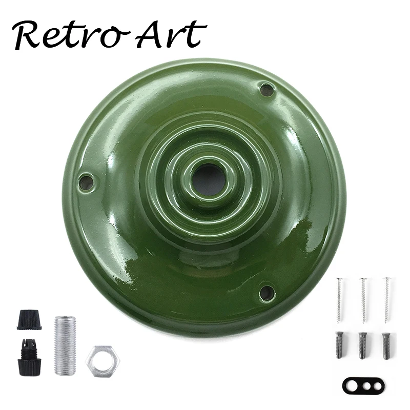 Us 7 1 20 Off Ceramic Pendant Ceiling Canopy Kit Ceiling Plate For Light Fixtures In Lamp Bases From Lights Lighting On Aliexpress