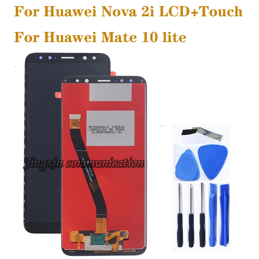 

5.9" Original LCD for Huawei Nova 2i LCD monitor + Touch Screen Digitizer Kit for huawei mate 10 lite display repair kit