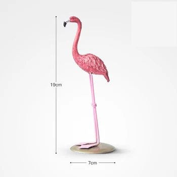 

Scandinavian ins creative flamingos resin accessories lovely animal bedroom living room presents for Valentine's day