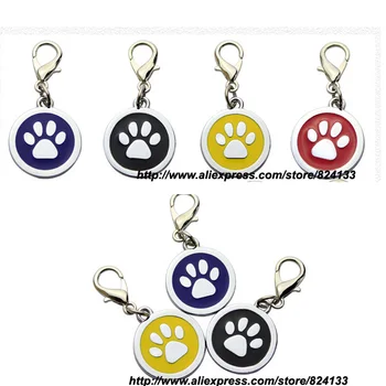 

free shipping bone shaped pet cat dog tags pet id tags pendant,25mm metal dog tags,mixed colors