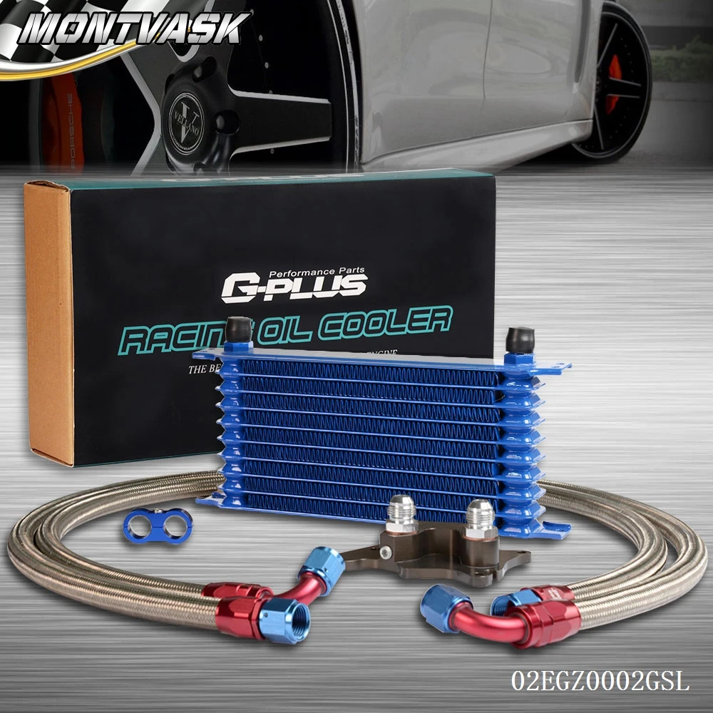 10 ROW Engine Oil Cooler Relocation Kit FOR BMW MINI COOPER