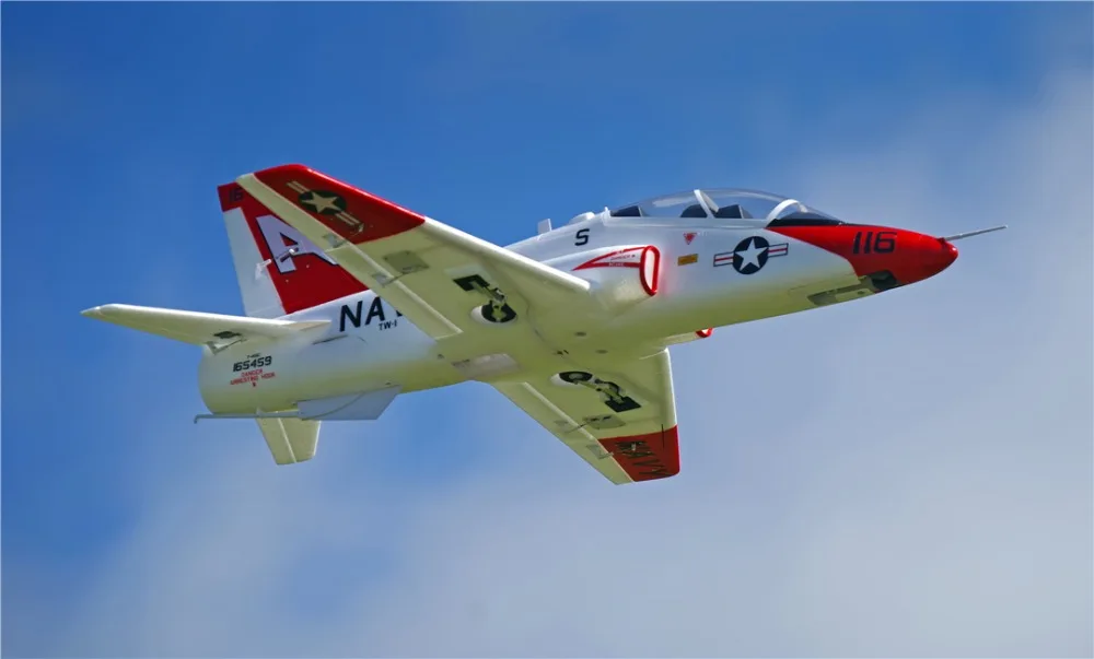 

FMS 70mm T45 T-45 Goshawk Ducted Fan EDF Jet 6S 6CH With Flaps Retracts PNP EPO RC Airplane Model Hobby Plane Aircraft Avion