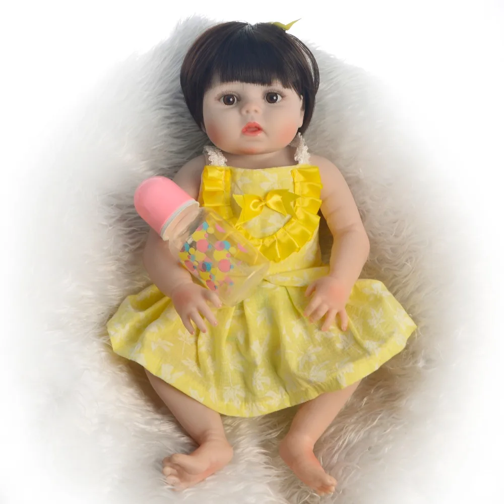 KEIUMI Lifelike 23 'ཱུ см куклы Reborn весь силикон ручной работы для принцессы девочки