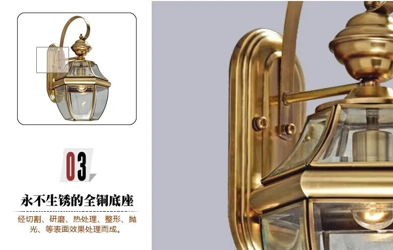 LED Copper Wall Lamp-8