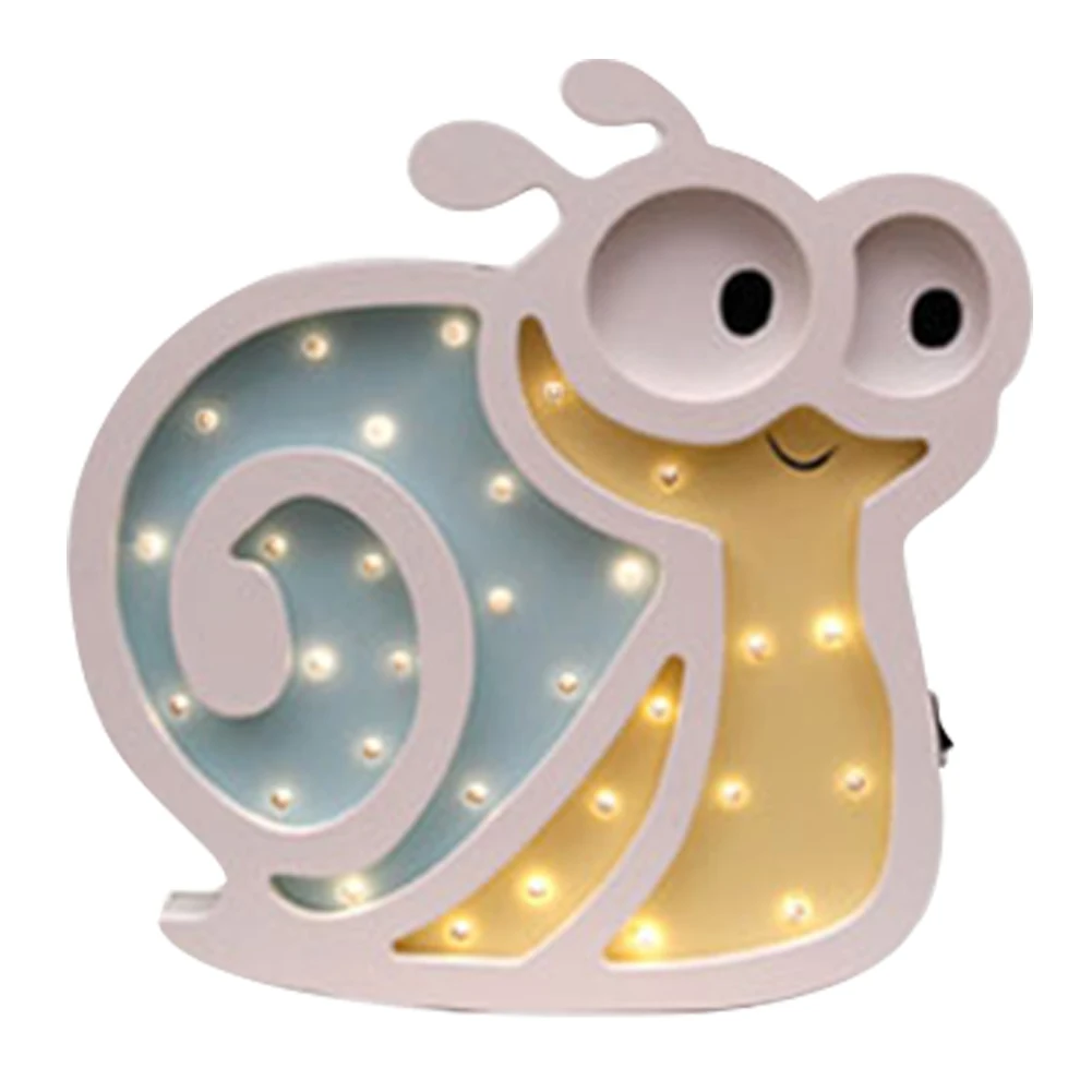 

Nordic Style Battery Powered Cartoon Decoration Home Wedding Practical Night Light Party Birthday Gift Bedroom Table Lamp Wooden