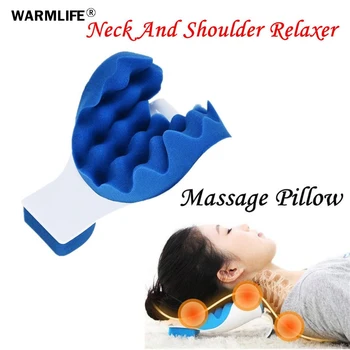 

Neck and Shoulder Relaxing Pillow Neck Massage Alleviate Snoring Sleep Quietly EMS Muscle Stimulator