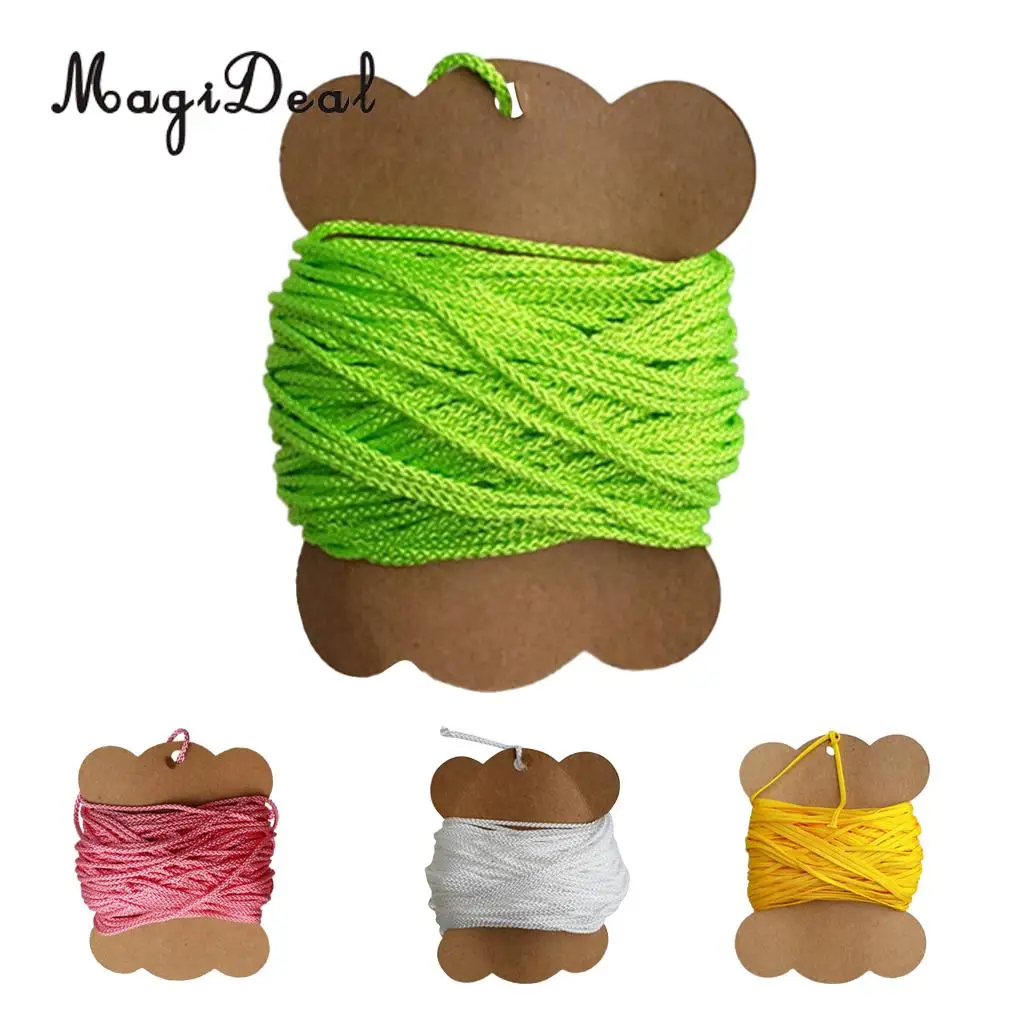 MagiDeal 20m/30m/50m Scuba Diving Diver Reel Line Finger Spool Line for Attaching Dive Safety Marker Buoy Flag Clip Accessories
