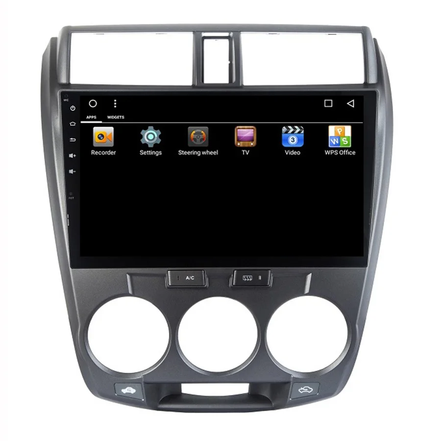 Excellent Asvegen HD Screen 10.2 inch Android 7.1 Quad Core Car Auto WIFI Radio Multimedia Player GPS Navigation For Honda City 2009-2014 2