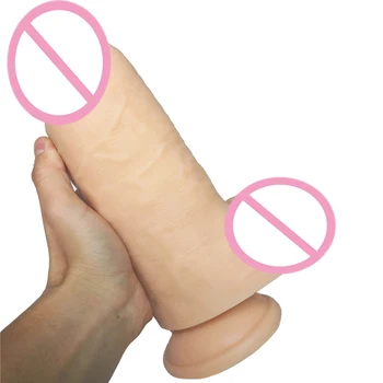 AMABOOM 25*8CM Huge Thick Realistic Anal Dildo with Suction Cup Super Big Dick Dong Giant Penis Adult Sex Toys For Women 5