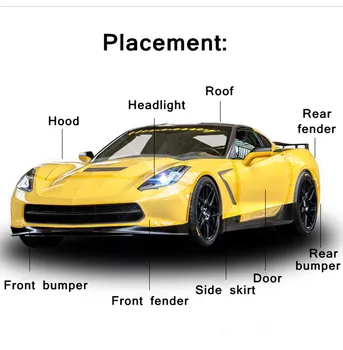 

SUNICE Air free bubbles Window Protective Film Good Ducyility Anti-scratch Self-repair TPU 100% Clear 1.52X15m Car Motor