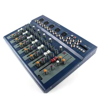 7 F7 canais mixer com efeitos de reverberação microfone USB casa cantando KTV desempenho profissional mixer console