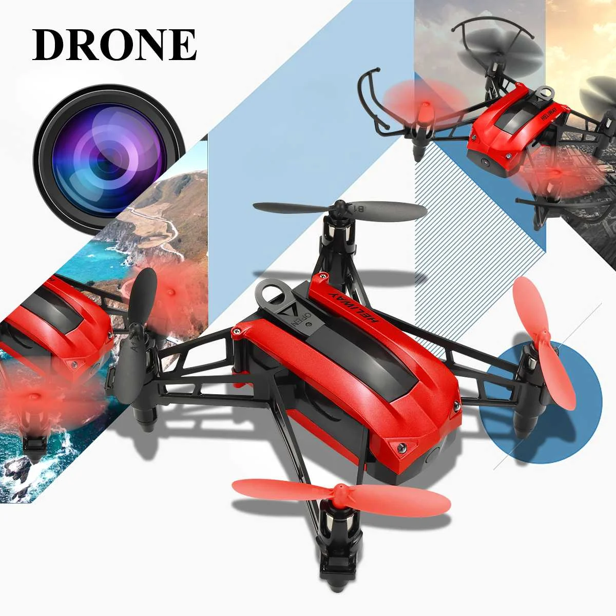 903HS WI-FI FPV HD Камера удержания высоты тяжести Сенсор 2,4G 6-осевой Радиоуправляемый гоночный Дрон Скорость регулирования режим удержания прочность вертолет