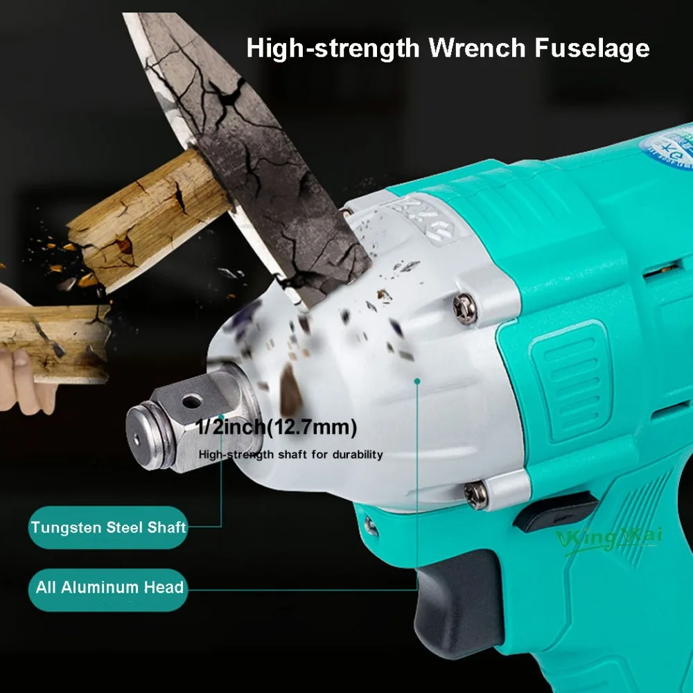 330NM Electric Cordless Lithium Battery Brushless Motor Impact Wrench-0 (8)