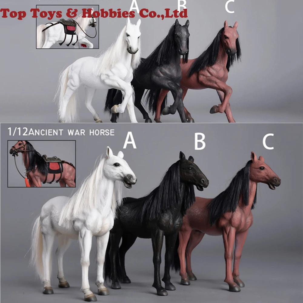 

for Action Figure 1/12 Scale Ancient War Horse ZM001/ZM002 Running Ver./Standing Vivid Animal Model With Accessories