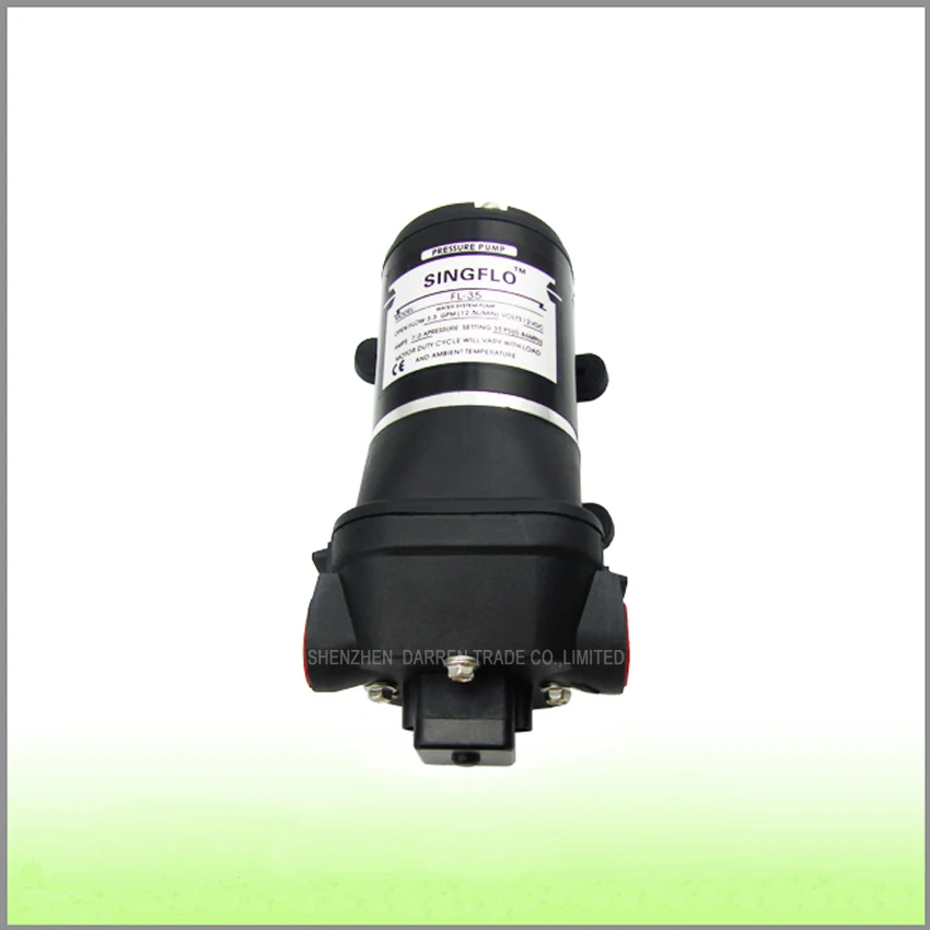 

1PC 24v 12.5L/min 35psi Washdown Pump for RV/Marine Demand Diaphragm Water Pump,Low noise Exquisite workmanship
