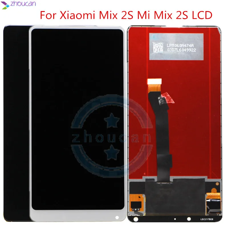 

Xiaomi Mix 2S Mix2S LCD with frameDisplay Touch Screen Digitizer Replacement Assembly Glass Panel Xiaomi Mi MIX Mix 2 Mix 2S