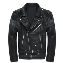 Мужская одежда мужские дубления жакеты из овечьей кожи мужские винтажные черные кожаные пальто тонкий отложной воротник верхняя одежда