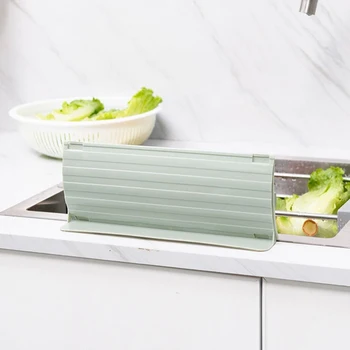 

Kitchen Sink Splash Baffle Washing Vegetable Fruit Protector Suction Cup Sink Water Baffle E2S