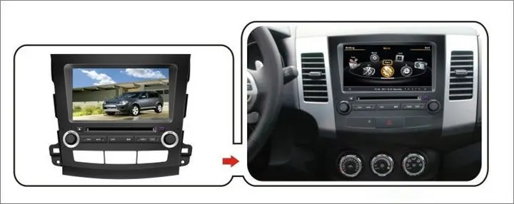 Perfect Liislee Car Android Multimedia For Citroen C-Crosser 2007~2012 Radio DVD Player GPS Nav Map Navigation Audio Video Stereo System 3