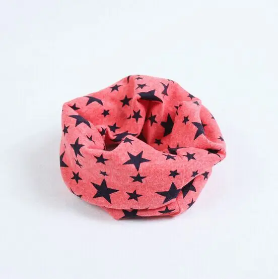 New Children Comfortable soft cotton Scarf Loop Kids Cubs Infinity Scarves 100% Cotton Children Kids O Ring scarf