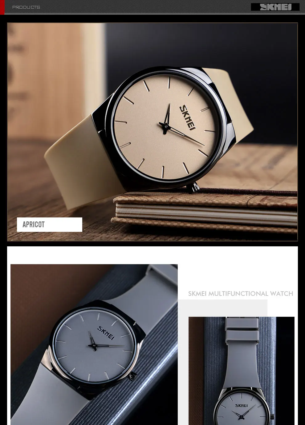 SKMEI мужские часы тонкие роскошные брендовые кварцевые наручные часы повседневные женские часы Простой дизайн 30 м водонепроницаемые часы Relogio Masculino