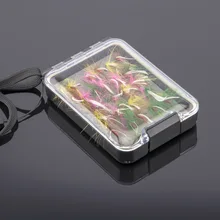 Fly Рыбалка снасти Коробка для крючков пены портативный водонепроницаемый чехол Аксессуары C55K