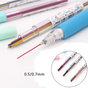 

15pcs/set Colored Pencil Lead Set Replaceable Mechanical Pencil Refills 2B Colorful Ink for Kids Diy Drawing Writing Supplies