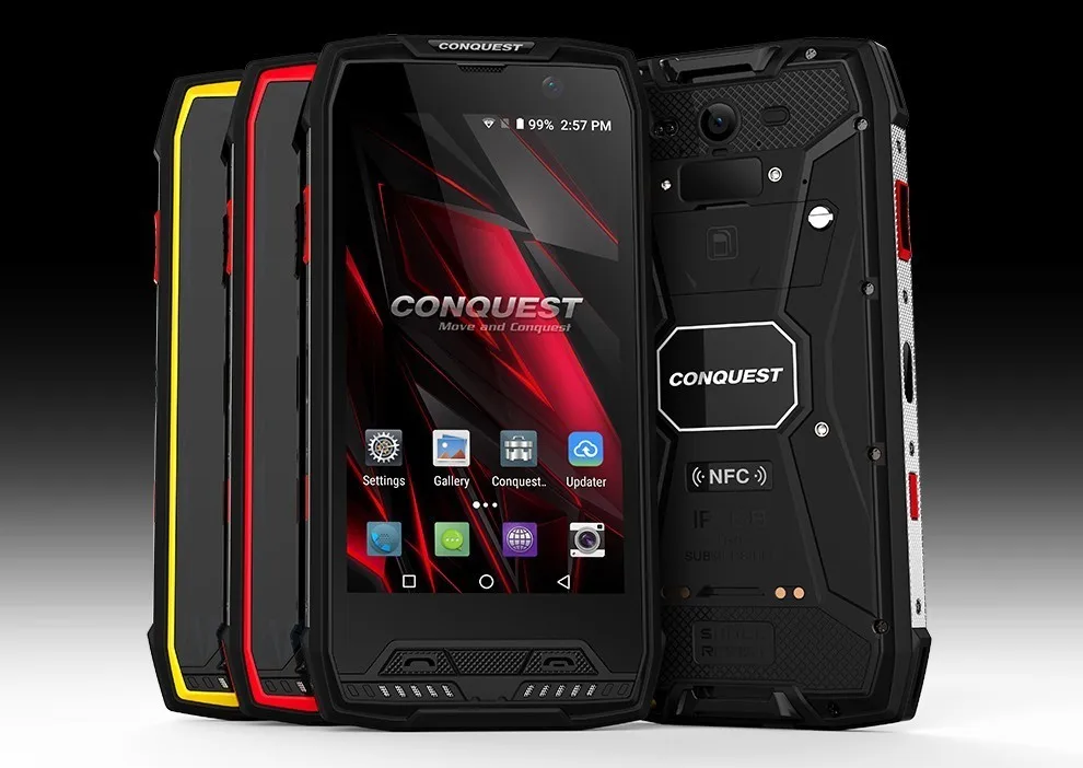 Conquest S11 7000 мАч 6 ГБ ОЗУ 128 Гб ПЗУ IP68 Ударопрочный 4G Смартфон NFC OTG сотовые телефоны Android 7,0 прочный 5,0 "мобильный телефон