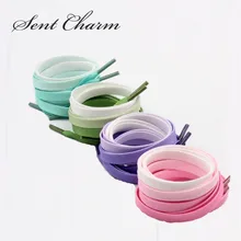 SENTCHARM 8 цветов градиентный пандус стиль шнурки для отдыха обувь модные плоские шнурки