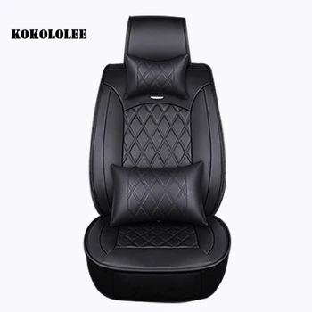 

KOKOLOLEE Special pu Leather car seat cover For Ford mondeo Focus Fiesta Edge Explorer Taurus S-MAX auto accessories car-styling