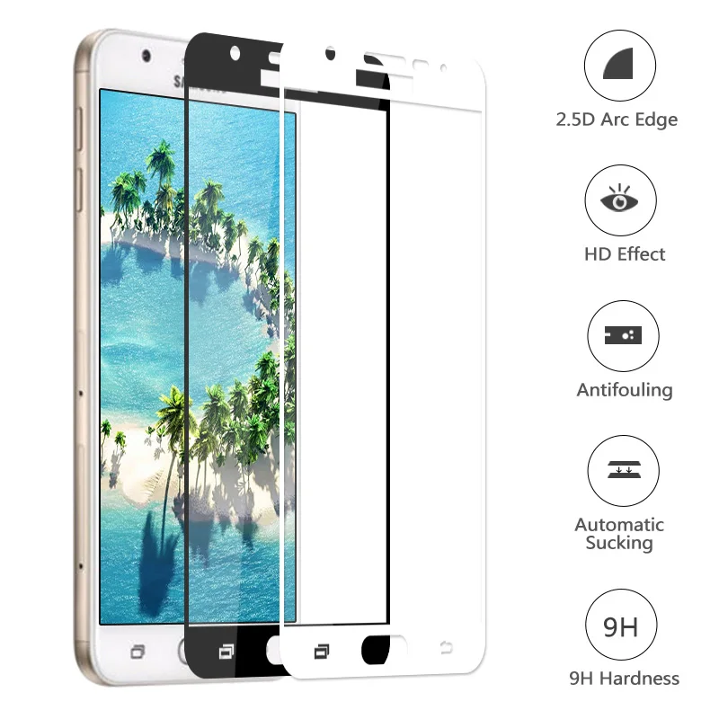 

for Samsung Galaxy J7 Prime SM-G610F Screen Protector Protective Glass Tempered 5.5" for Galaxy J7 Prime Film Phone Accessories