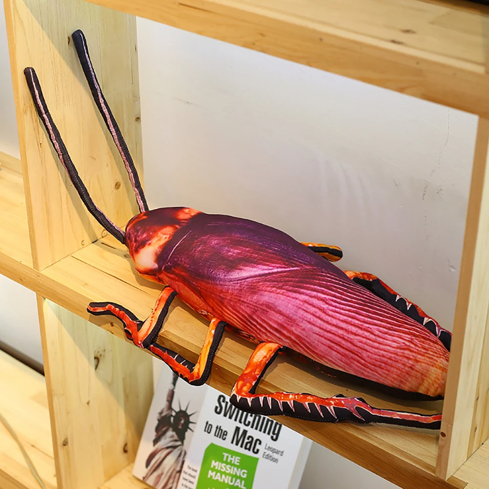 22 дюймов моделирование 3D таракан насекомое чучела плюшевая подушка шалость игрушка