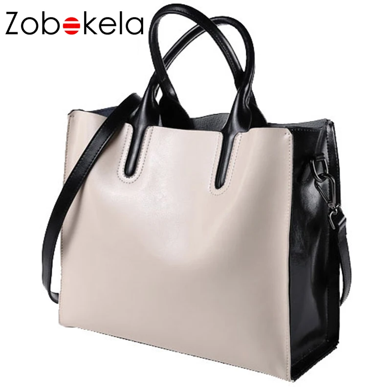 

Zobokela 100% genuine leather bag designer handbags high quality dollar prices shoulder bag women messenger bags famous brands