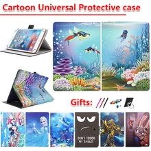 Cobertura Universal para Acer Iconia One 10 B3-A42/B3-A50FHD/B3-A32/B3-A40/B3-A30/B3-A20/B3-A10 10.1 Polegada Tablet Cartoon Caso(China)