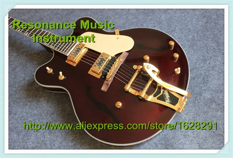 

Custom Shop Gret G6122-1962 Chet Atkins Country Gentleman Electric Guitar Brown Color Guitar China Factory